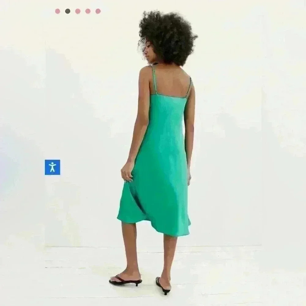 HATCH Maternity Jade Slip Dress, Size 1 - Picture 3 of 5